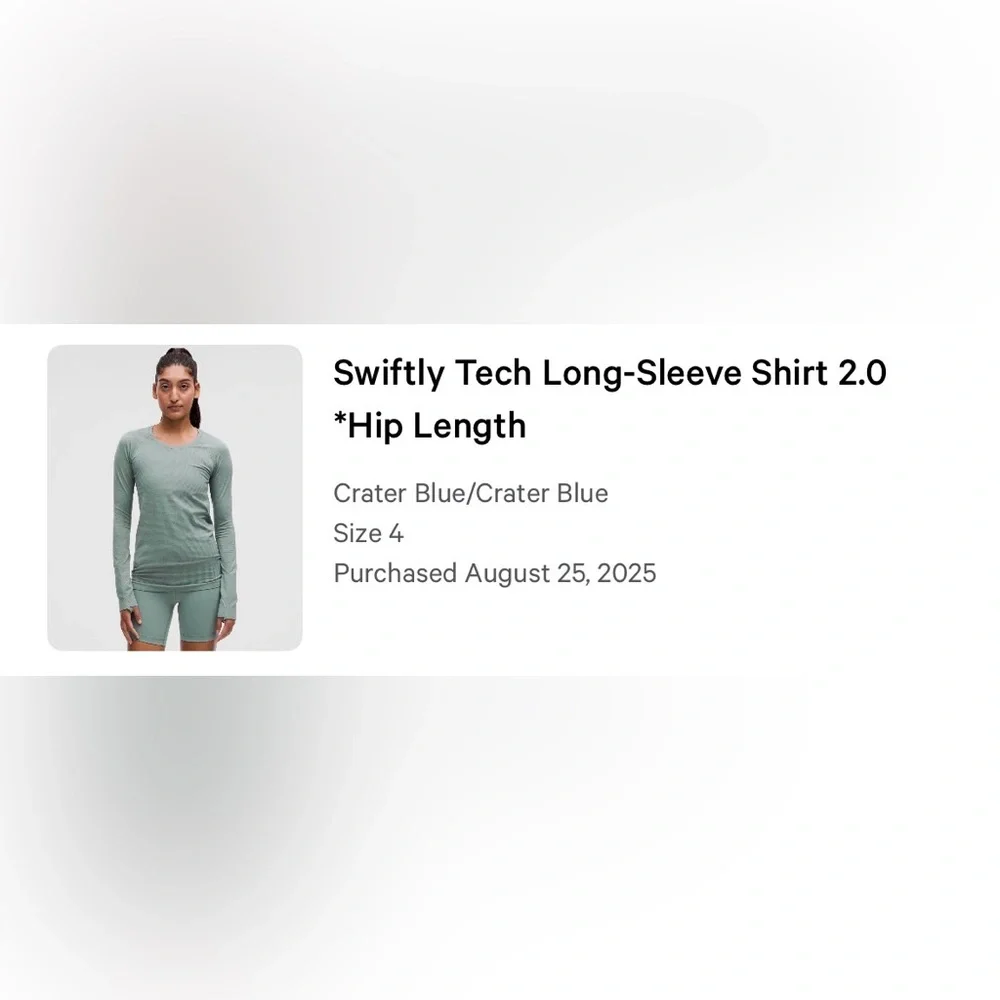 Lululemon Swiftly Tech - Picture 3 of 3